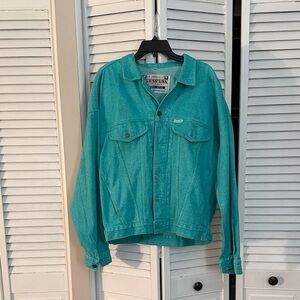 Guess Teal Denim Jacket
